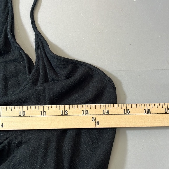 Banana Republic dress woman’s small black maxi spaghetti strap - Picture 4 of 5